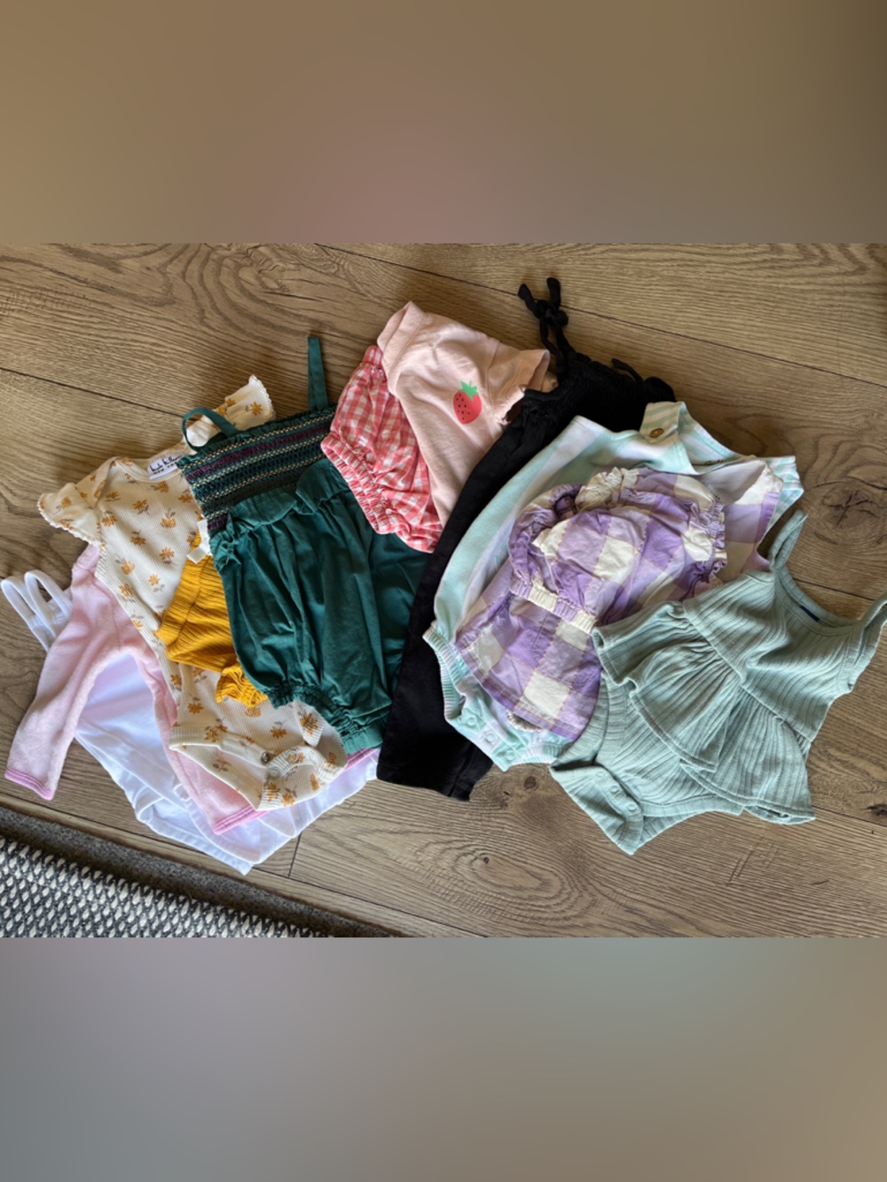 Baby girl 3-6 month Summer Outfit Bundle